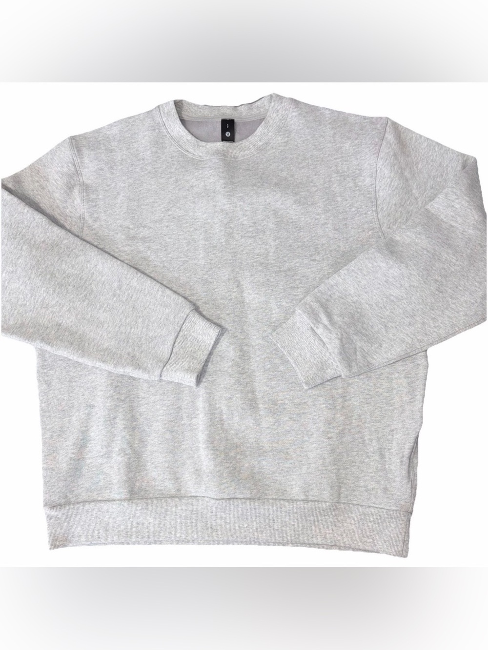 NWT LULULEMON MEN SMALL STEADY STATE CREW*FLEECE SWEATSHIRT SILVER DROP GRAY $99